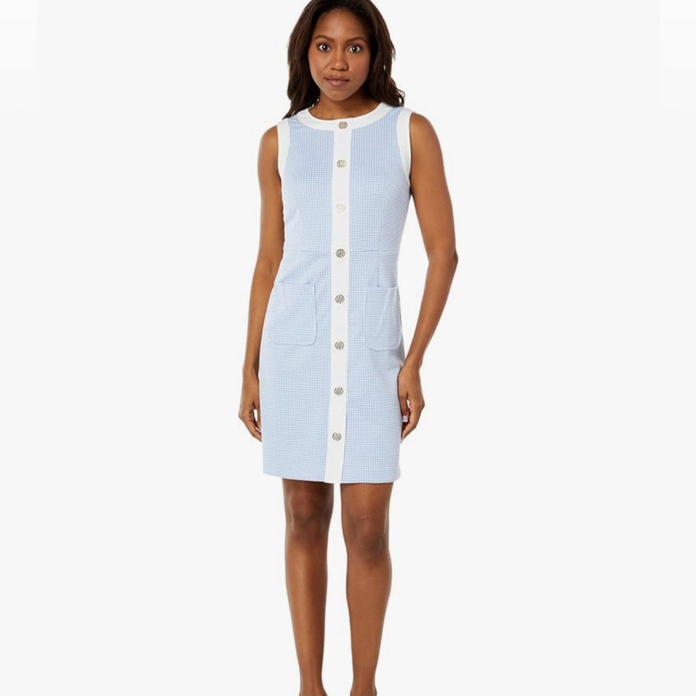 Tommy Hilfiger Mini Houndstooth Knit Dress